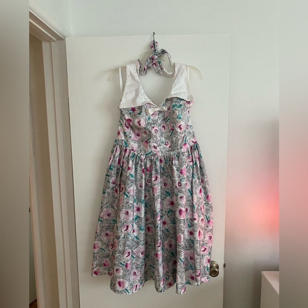 unique vintage halter dress